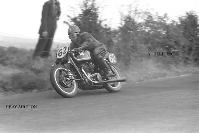 Matchless G45 500cc Factory Racer Ken Swallow 1955 Ulster Grand Prix Motorcycle  • $9.75