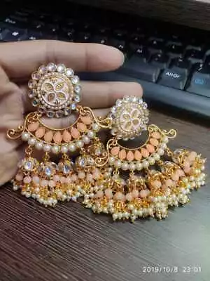 Indian Gold Plated Bollywood Jhumki Women Jewelry Earrings Ethnic Jhumka • $36.86