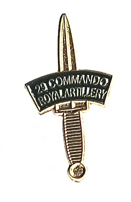 29 Commando Royal Artillery Deluxe Gold Plated Veterans Sykes  Lapel Pin • £2.49