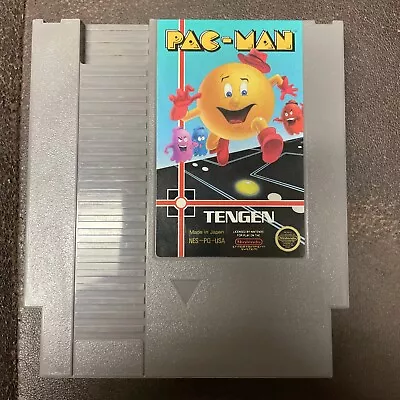 Pac-Man (Tengen Gray) - 1988 NES Nintendo Game - • $15