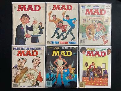 Mad Magazine 6 Book Lot Issues 182 186 207 225 226 256 • $7.95