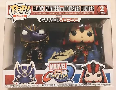 Funko Pop Marvel 'Black Panther Vs Monster Hunter' (Vinyl Figures - 2 Pack) • £8