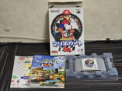 Mario Kart 64 N64 Nintendo 64 Japanese NTSC-J Boxed Complete • $40