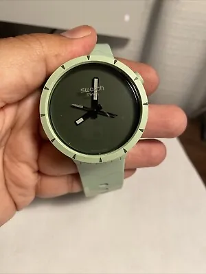 Swatch BIG BOLD Bioceramic Forest Watch (used) • $90