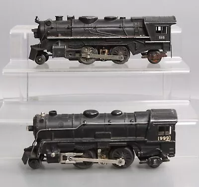 Marx 666 & 999 Vintage O Steam Locomotives [2] • $65.64