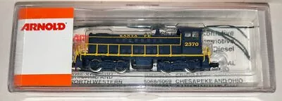 Arnold 5036 N Scale Santa Fe Alco S-2 Diesel Locomotive #2370 LN/Box • $50.91