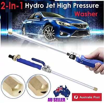 2-In-1 Hydro Jet High Pressure Power Washer Gun Hose Water Spray Nozzle Garden • $24.99