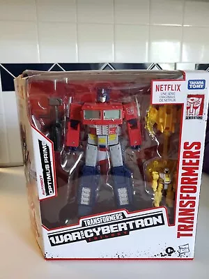 Hasbro Transformers War For Cybertron Trilogy Optimus Prime Autobot Netflix  • $90