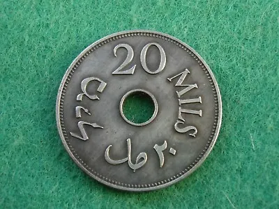 1941 Palestine 20 Mils Filler Coin 11.3g Identical To The Original (not Genuine) • £11.99