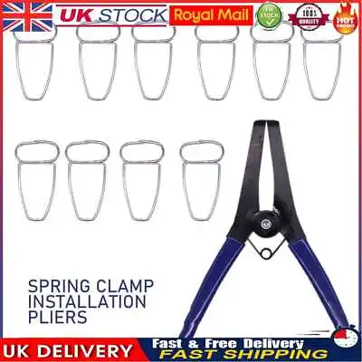 11pcs Miter Clamps Installation Miter Pliers Spring Clips Kits Woodworking Tools • £11.20
