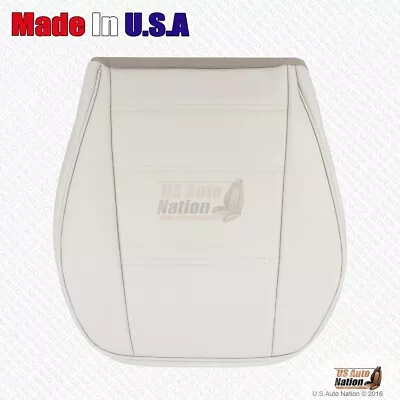 1999 - 2004 Ford Mustang V6 Front Driver Bottom Leather Seat Cover Oxford White • $124.49