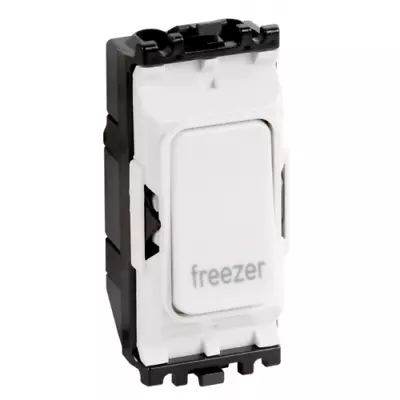 £9.99 • Buy MK Grid Plus 20A Double Pole 1 Way Grid Switch Marked Freezer A15