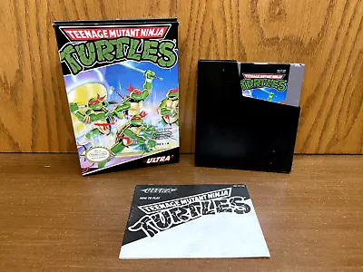 Teenage Mutant Ninja Turtles TMNT - NES Nintendo - Complete/CIB W/ Box & Manual • $74.95