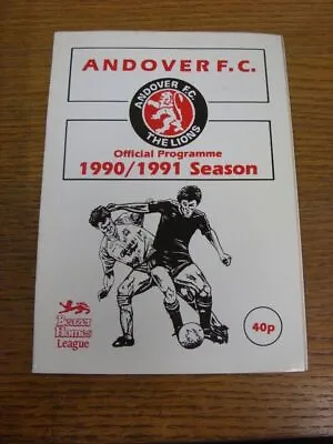 27/08/1990 Andover V Fareham Town  . FREE POSTAGE On All UK Orders. • £3.99