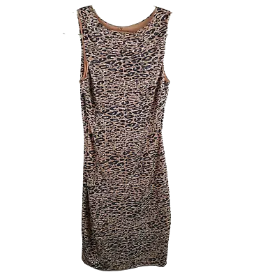Ladies Jane Norman Coral Cocktail Party Formal Dress Fully Lined UK 12 Mint Cond • £6