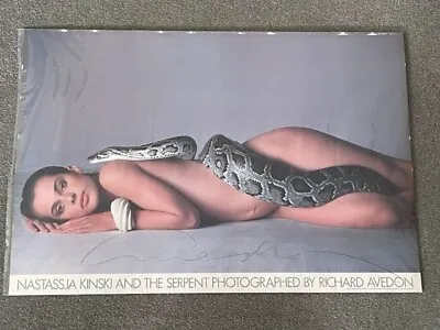 $1200 • Buy Avedon, Richard Signed Poster, Nastassja Kinski And The Serpent, Photographer