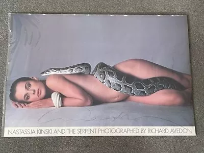 Avedon Richard Signed Poster Nastassja Kinski And The Serpent Photographer • $975