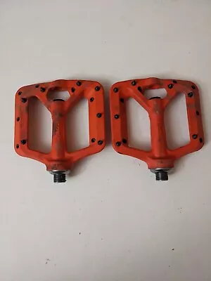 Kona Wah Wah Composite MTB Mountain Bike Platform Flat Pedals Orange • $20