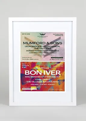 Mumford And Sons Live At All Points East Festival 2019+framed Original Press Ad • $74.60