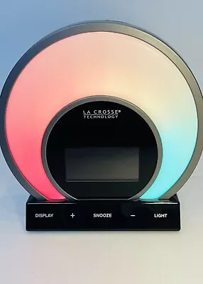 🤩La Crosse Technology Soluna Mood Light Digital Alarm Clock With USB  • $15