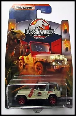 Matchbox Jurassic World Legacy Collection '93 Jeep Wrangler #18 - Package Issues • $3.49
