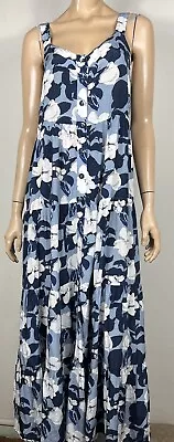 Witchery Floral Button Up Tiered Dress - Size 10 • $35