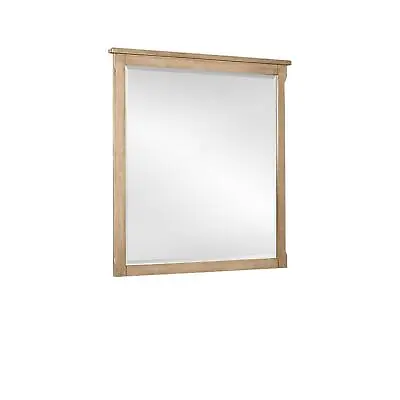 Dresser Mirror For Cabinet Chest Of Drawer Weathered Oak Frame Skylar Bedroom • £156.99