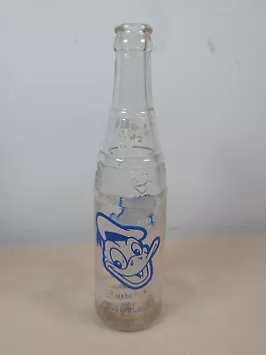 Vintage Donald Duck Beverages Acl Soda Bottle 10 Oz Walt Disney Collectible 1953 • $19.99