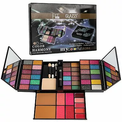 34 Colors Makeup Palette Kit With Mascara Eyeshadow Lip Gloss Set Cosmetic Gift • $17.99