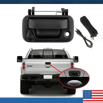 Tailgate Handle Rear View Backup Camera For 2004-2014 Ford F150 F250 F350 F450 • $36.39
