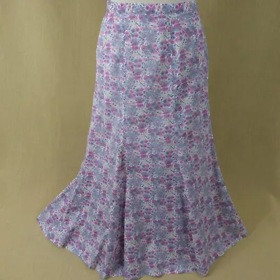Vintage Liberty Tana Lawn Cotton Fabric Skirt By Corner Shop 31  W Midi Length • £6.95