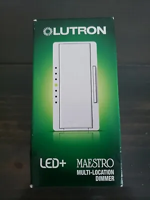 Lutron Maestro 3 Way Multi Location Dimmer (White) MACL-153MR-WH LED New J • $23.91