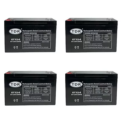 4 X Brand NEW 6V 10AH SLA Battery UPS Solar Power Scooter Ride-on Toy  7ah 4.5ah • $129.95