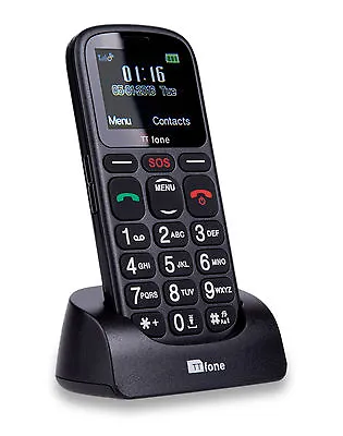 TTfone Comet Big Button Basic Simple Senior Elderly Easy Sim Free Mobile Phone • £21.99