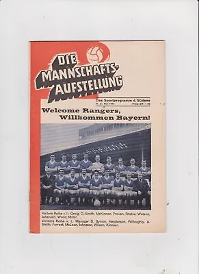 1967 ECWC Final.Bayern Munich V Glasgow Rangers.Stadium Ed. • £6.99