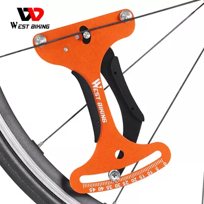 WEST BIKING Spoke Tension Meter Bike Bicycle Cycling Wheel Repair Fixing Tool • $15.99