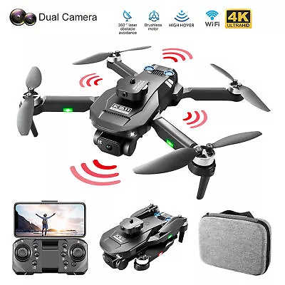 RC Drone With 4K Dual Camera FPV Foldable RC Quadcopter Obstacle Avoidance F7C3 • $29.99