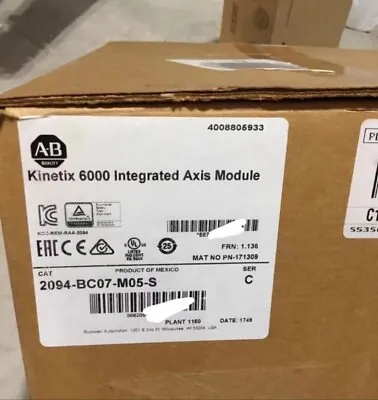 AB 2094-BC07-M05-S /C Integrated Axis Module New Factory Sealed • $6060