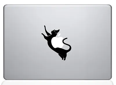 Cute Kitty Pussy Cat Apple Macbook Removable Vinyl Sticker Skin Decal • $3.21