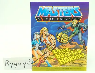 MOTU Enter Buzz-Saw Hordak Mini Comic Book Masters Of The Universe He-Man • $20