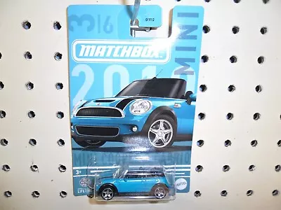 2024 Matchbox Mini Cooper Series Blue 2010 Mini Cooper S Cabrio • $2.50