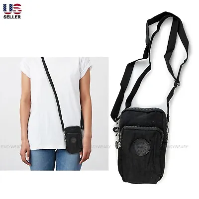 Womens Small Crossbody Phone Bag Pouch Purse Sport Running With Arm Band Wallet • $7.99