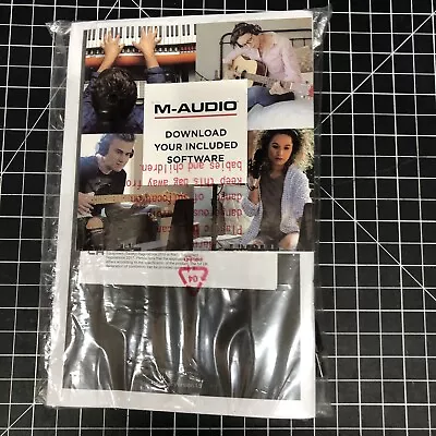 M-Audio Keystation 61 MK3 Just The Manual Software Cable Pack Unopened New • $4