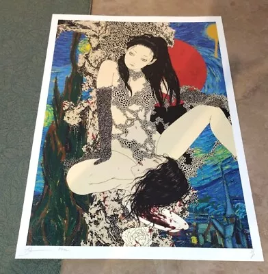 DEATH NYC Ltd Ed Signed Street Art Print 45x32cm Takato Yamamoto X Van Gogh • $149.99