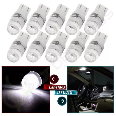 10pcs T10 Samsung High Power LED Dome Light Bulbs White 192 168 194 For Toyota • $9.48
