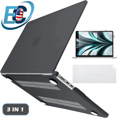 $16.99 • Buy For MacBook Air Pro 13” M2 M1 Matte Hard Case &Keyboard Cover &Screen Protector