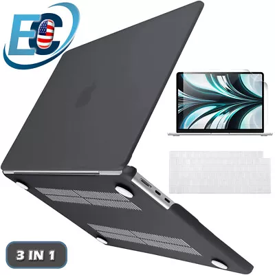 For MacBook Air Pro 13” M2 M1 Matte Hard Case &Keyboard Cover &Screen Protector • $16.99