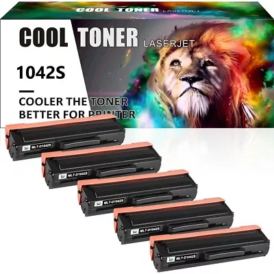 5x Toner Compatible For Samsung SCX-3200 SCX-3205 ML-1860 ML-1865 MLT-D1042S • £47.99