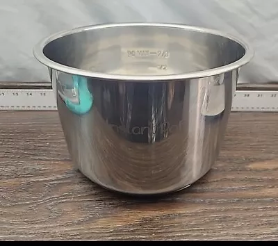 Instant Pot 6 Quart Genuine Stainless Steel Inner Cooking Pot AB18462 Pre-Owned • $18.99