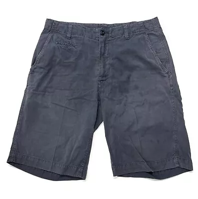 Ems Of Masons Blue Shorts Mens 33 X 11 Cotton Chino Made In Italy • $29.99